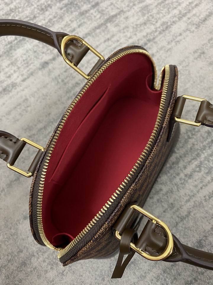 Louis Vuitton Alma BB Damier Ebene Brown Canvas – LB092