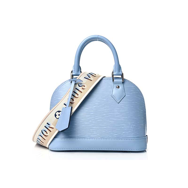 Louis Vuitton Alma BB Bleu Nuage Epi grained leather – LB084