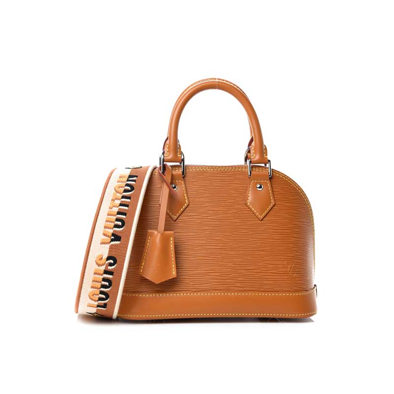 Louis Vuitton Alma BB Honey Gold Epi grained leather – LB083