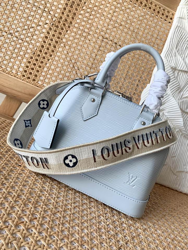 Louis Vuitton Alma BB Bleu Nuage Epi grained leather – LB084