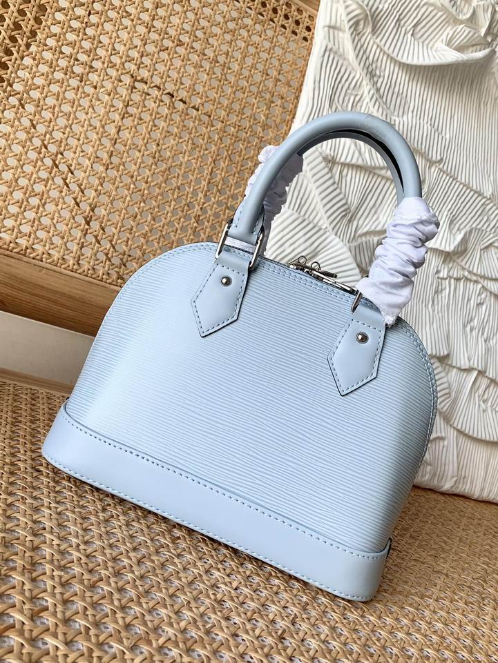 Louis Vuitton Alma BB Bleu Nuage Epi grained leather – LB084
