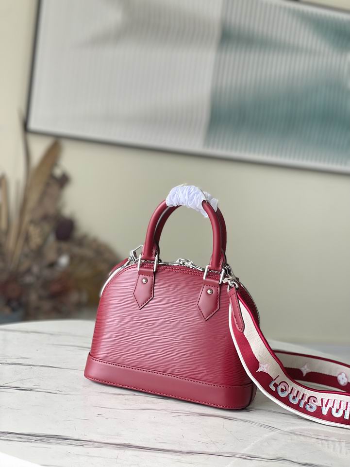 Louis Vuitton Alma BB Raspberry Pink Epi grained leather – LB081