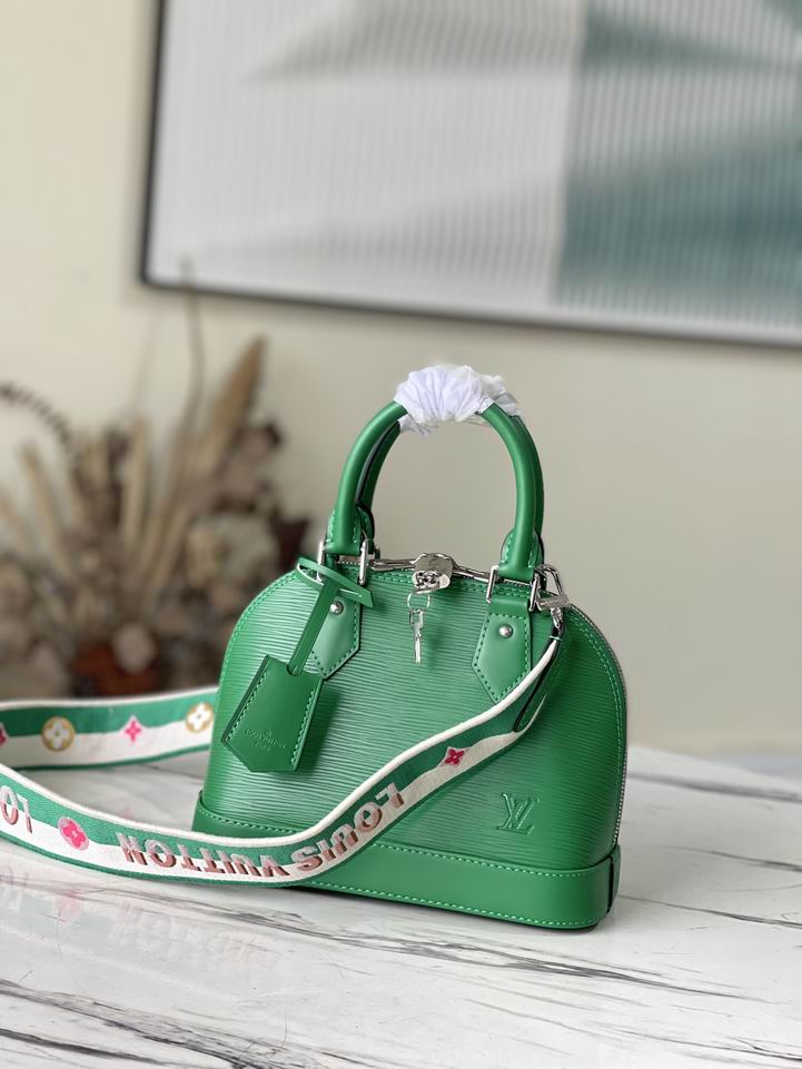 Louis Vuitton Alma BB Serpentine Green Epi grained leather – LB086