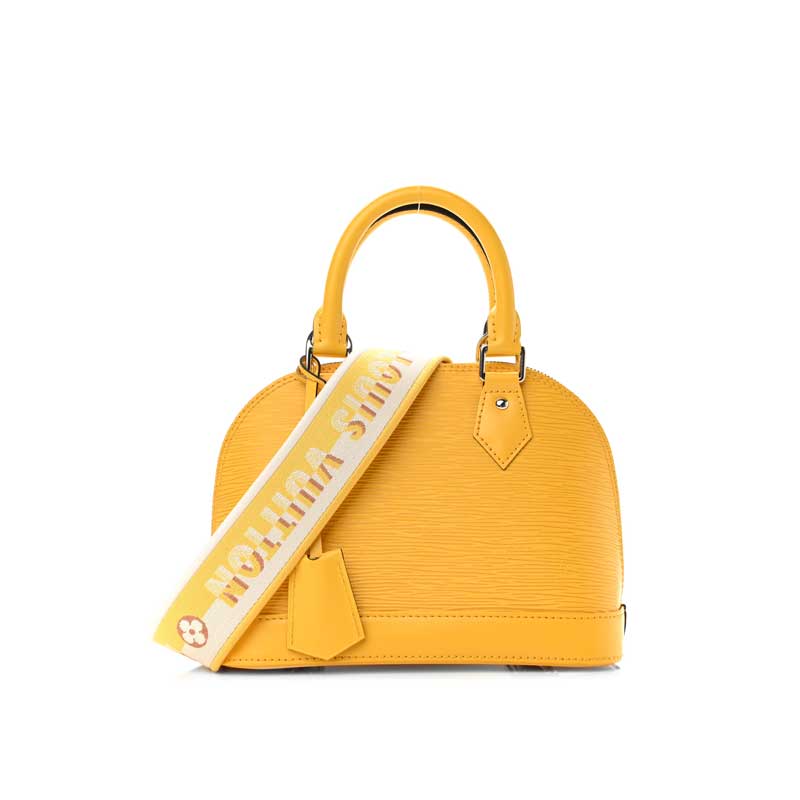 Louis Vuitton Alma BB Sunflower Yellow Epi grained leather – LB087