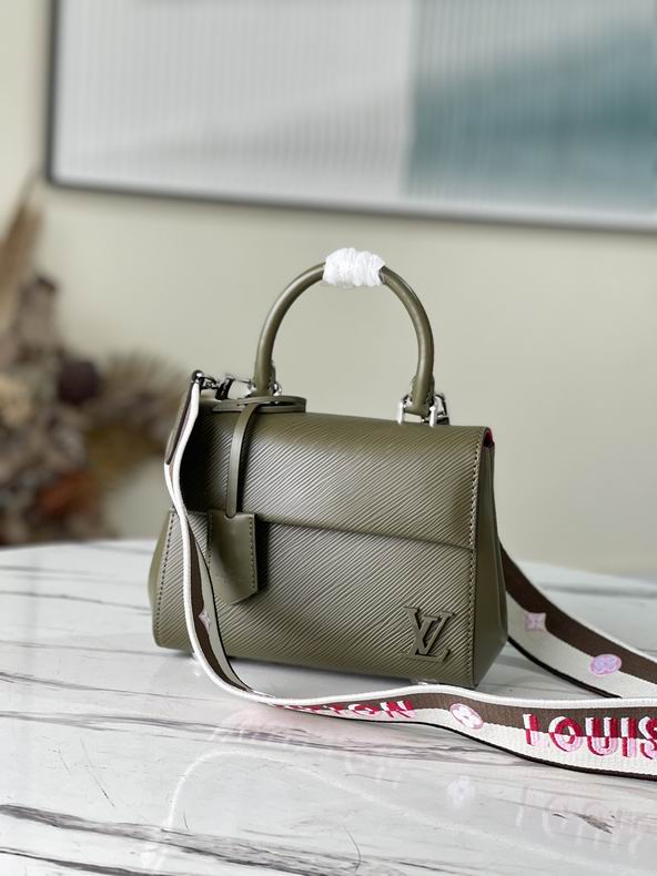Cluny Mini Smokey Brown Epi Leather – LB065