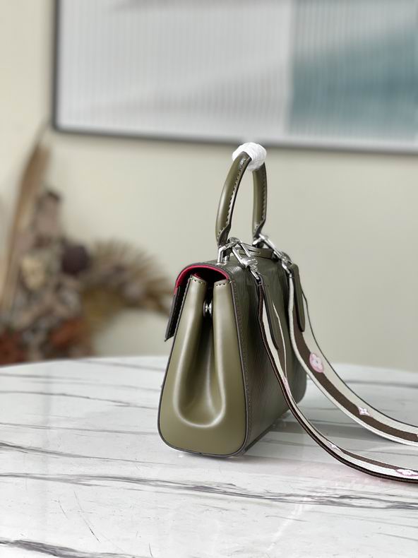 Cluny Mini Smokey Brown Epi Leather – LB065