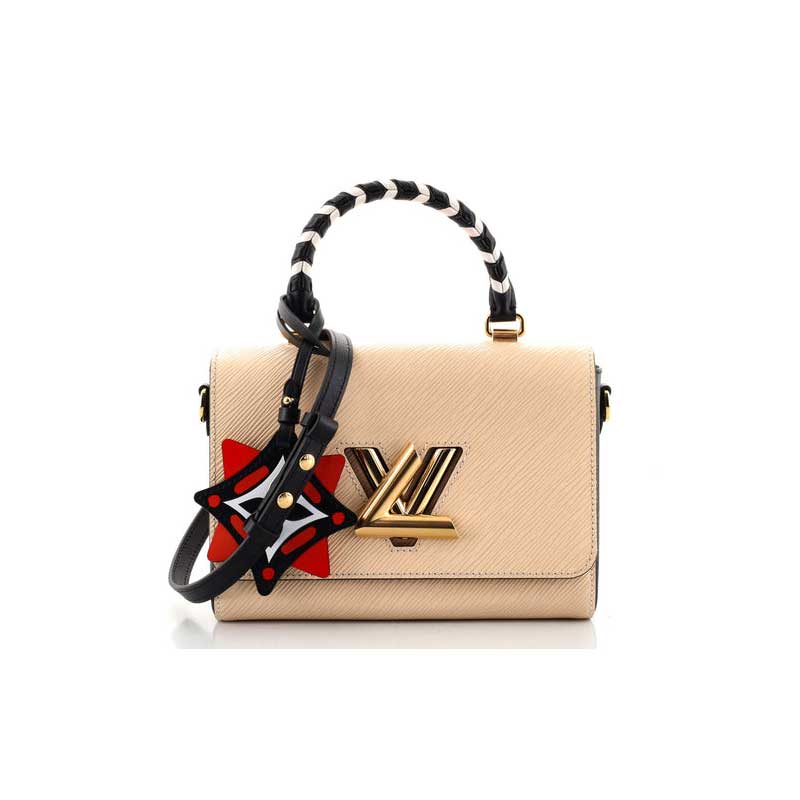 Louis Vuitton Crafty Twist MM Creme Black Epi Leather – LB111
