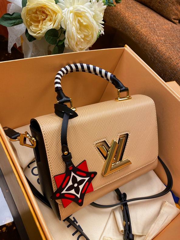 Louis Vuitton Crafty Twist MM Creme Black Epi Leather – LB111