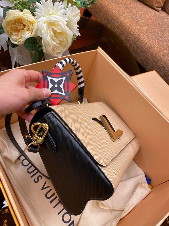 Louis Vuitton Crafty Twist MM Creme Black Epi Leather – LB111