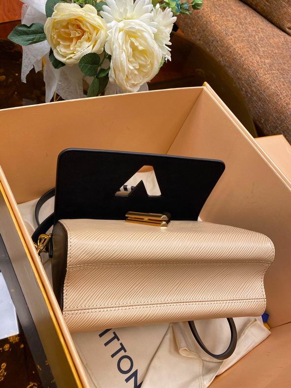 Louis Vuitton Crafty Twist MM Creme Black Epi Leather – LB111