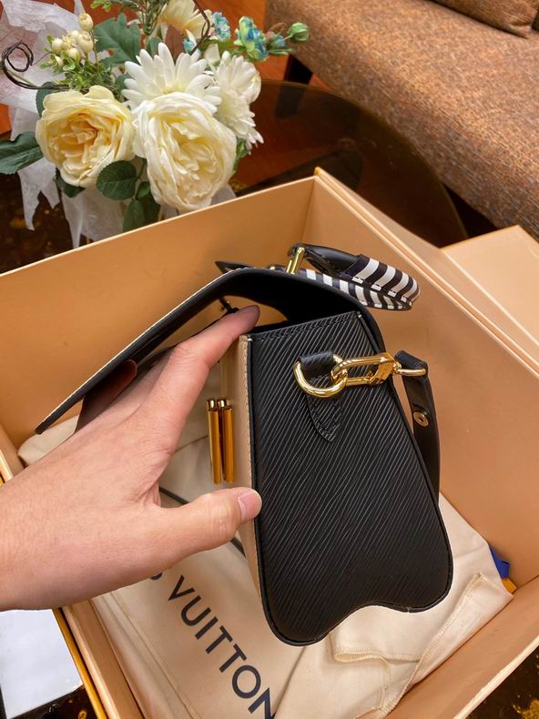 Louis Vuitton Crafty Twist MM Creme Black Epi Leather – LB111