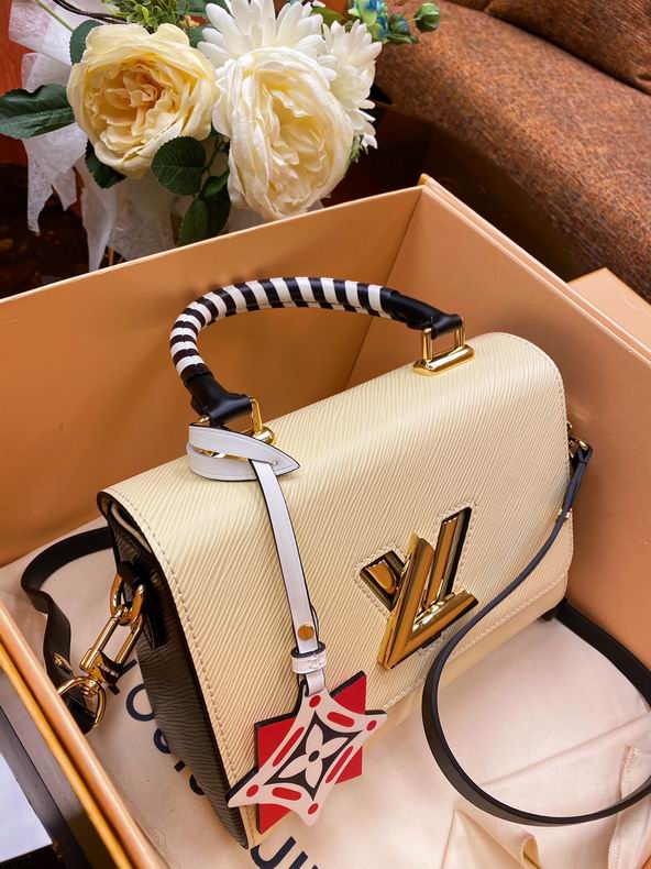 Louis Vuitton Crafty Twist MM White Black Epi Leather – LB112