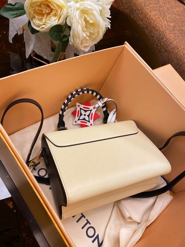 Louis Vuitton Crafty Twist MM White Black Epi Leather – LB112