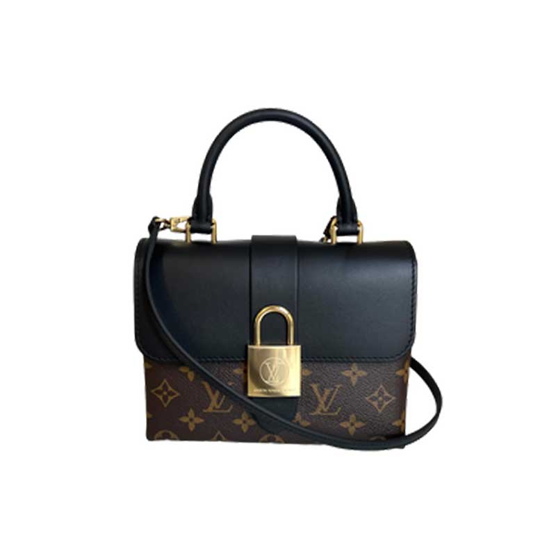 Louis Vuitton Locky BB Black Monogram canvas cowhide leather – LB066