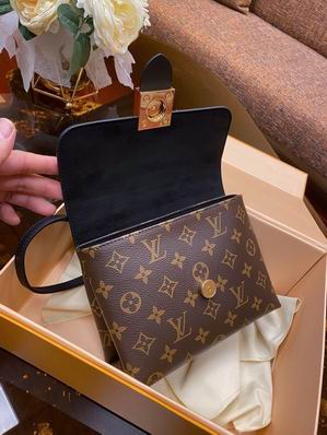 Louis Vuitton Locky BB Black Monogram canvas cowhide leather – LB066