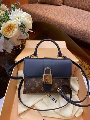 Louis Vuitton Locky BB Black Monogram canvas cowhide leather – LB066