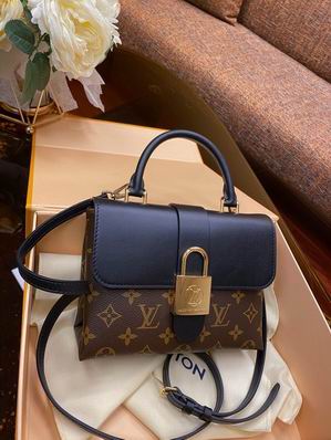 Louis Vuitton Locky BB Black Monogram canvas cowhide leather – LB066