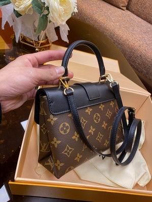 Louis Vuitton Locky BB Black Monogram canvas cowhide leather – LB066