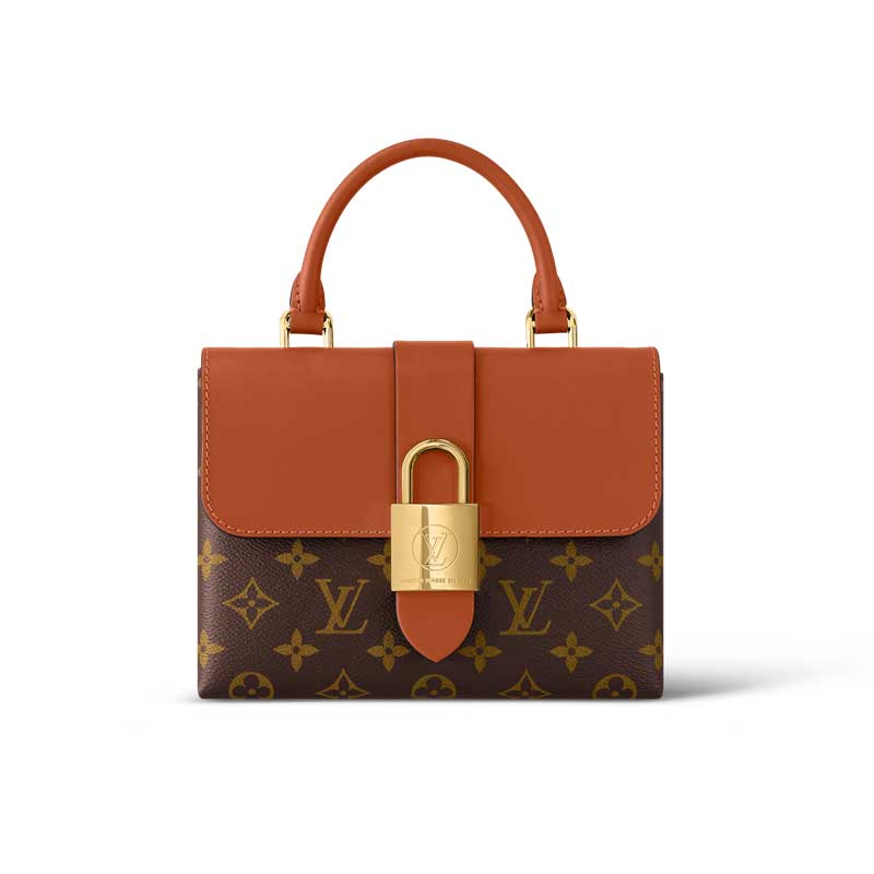 Louis Vuitton Locky BB Caramel Brown Monogram canvas cowhide leather – LB067