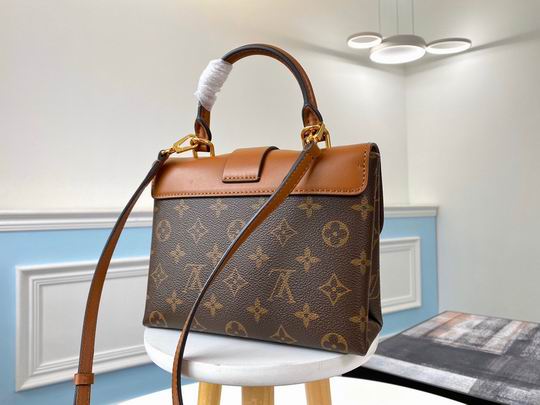 Louis Vuitton Locky BB Caramel Brown Monogram canvas cowhide leather – LB067