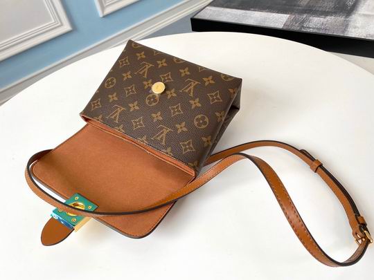 Louis Vuitton Locky BB Caramel Brown Monogram canvas cowhide leather – LB067