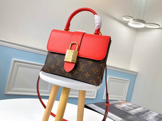 Louis Vuitton Locky BB Coquelicot Red Monogram canvas cowhide leather – LB070