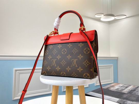 Louis Vuitton Locky BB Coquelicot Red Monogram canvas cowhide leather – LB070