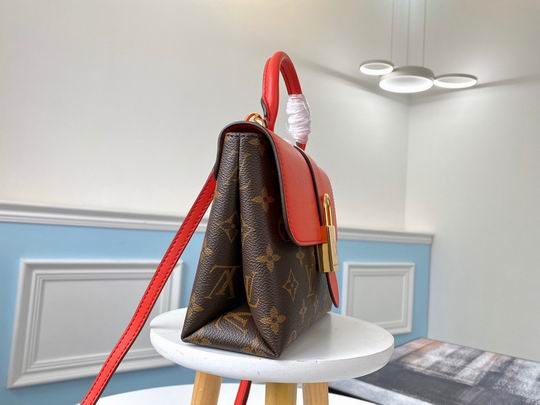 Louis Vuitton Locky BB Coquelicot Red Monogram canvas cowhide leather – LB070