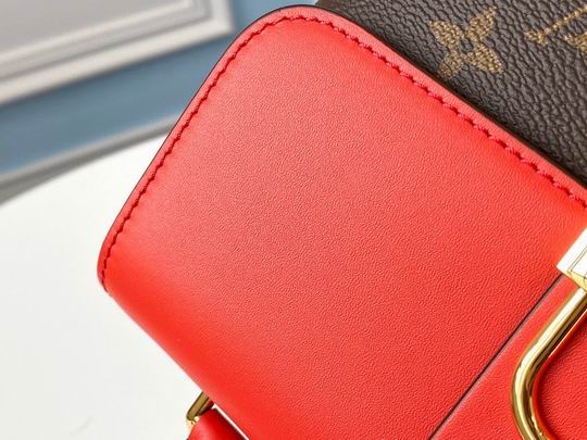 Louis Vuitton Locky BB Coquelicot Red Monogram canvas cowhide leather – LB070