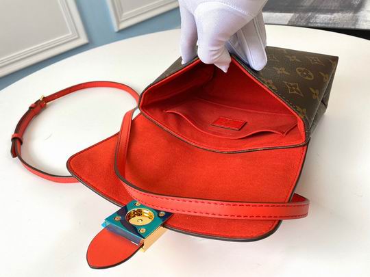 Louis Vuitton Locky BB Coquelicot Red Monogram canvas cowhide leather – LB070