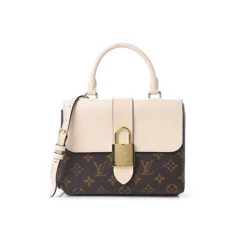 Louis Vuitton Locky BB Crème Beige Monogram canvas cowhide leather – LB071