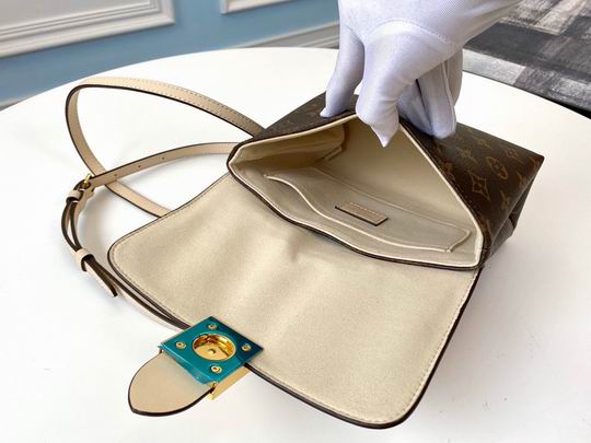 Louis Vuitton Locky BB Crème Beige Monogram canvas cowhide leather – LB071