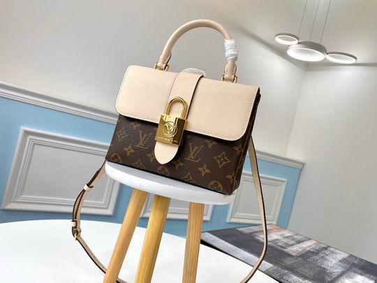 Louis Vuitton Locky BB Crème Beige Monogram canvas cowhide leather – LB071