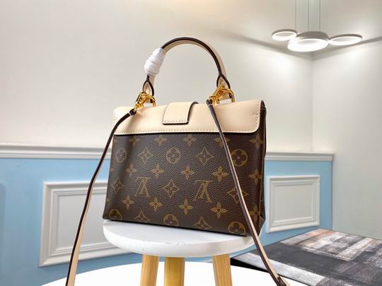 Louis Vuitton Locky BB Crème Beige Monogram canvas cowhide leather – LB071