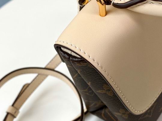 Louis Vuitton Locky BB Crème Beige Monogram canvas cowhide leather – LB071