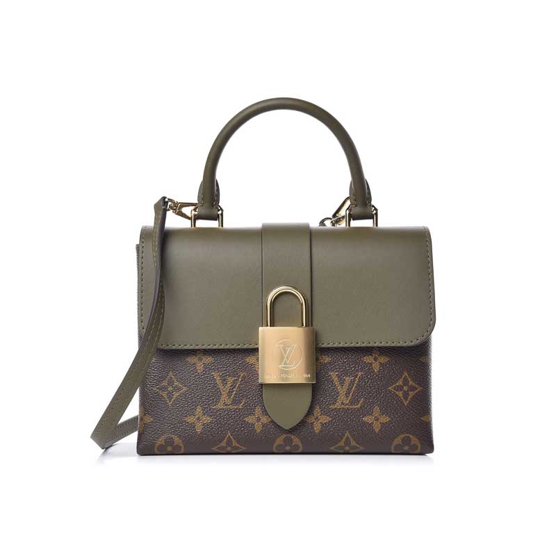 Louis Vuitton Locky BB Laurier Green Monogram canvas cowhide leather – LB072