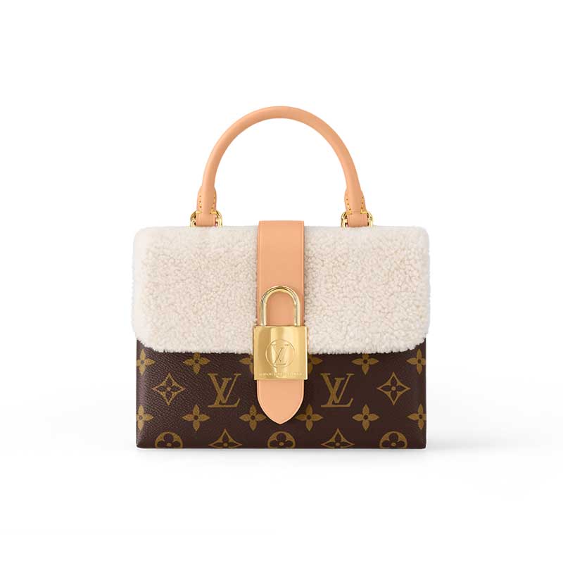 Louis Vuitton Locky BB Monogram canvas shearling – LB073