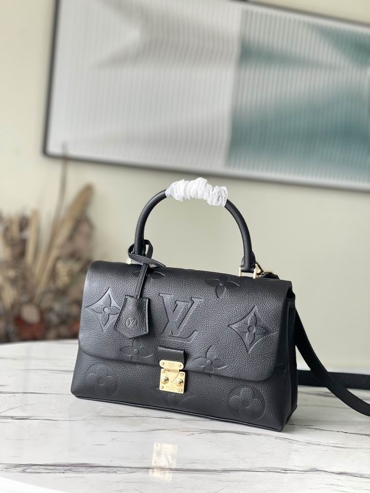 Louis Vuitton Madeleine BB Black Monogram Empreinte Leather – LB075