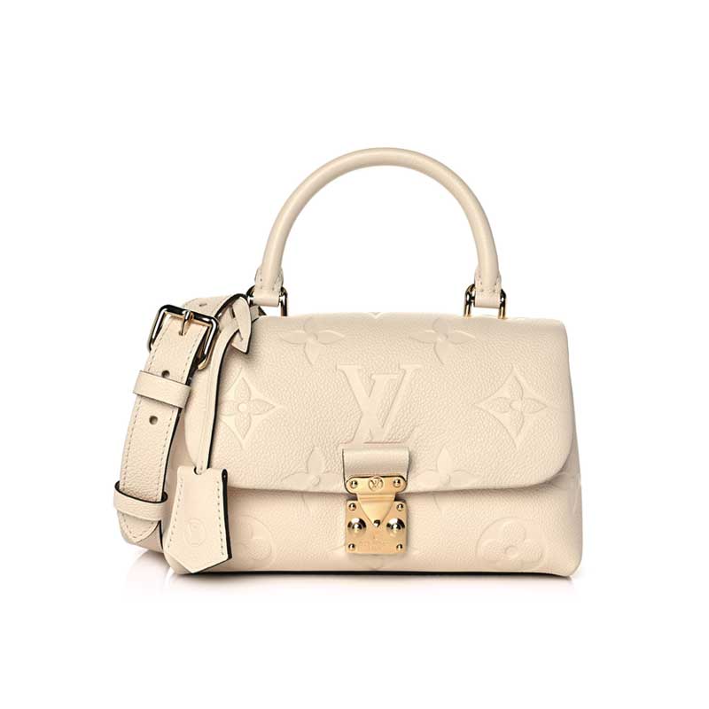 Louis Vuitton Madeleine BB Cream Monogram Empreinte Leather – LB076