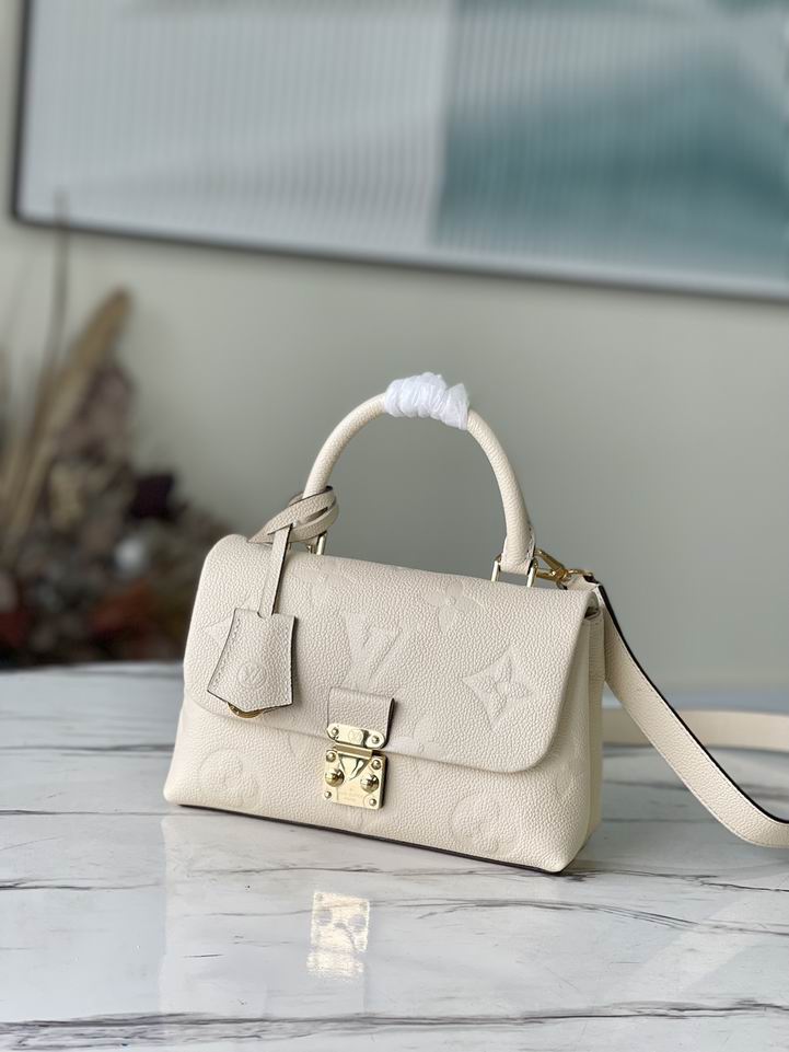 Louis Vuitton Madeleine BB Cream Monogram Empreinte Leather – LB076