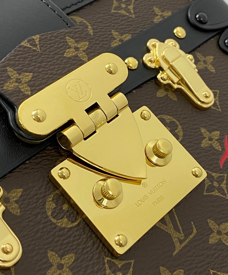 Louis Vuitton Petite Malle Monogram Canvas Trunk Bag – LB098