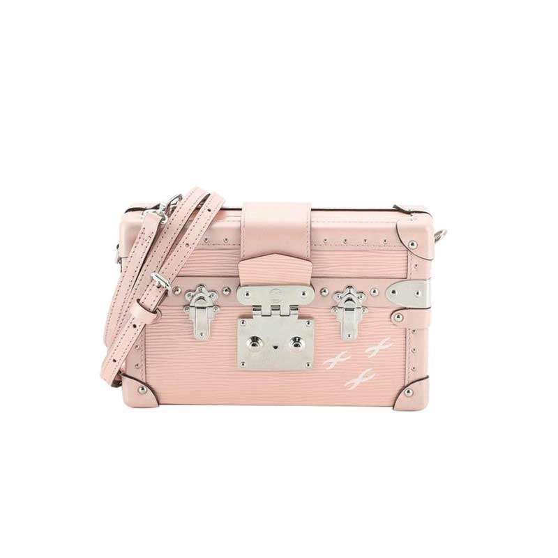 Louis Vuitton Petite Malle Pink Pearlescent Epi Leather – LB107