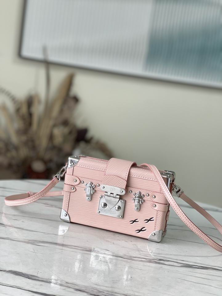 Louis Vuitton Petite Malle Pink Pearlescent Epi Leather – LB107