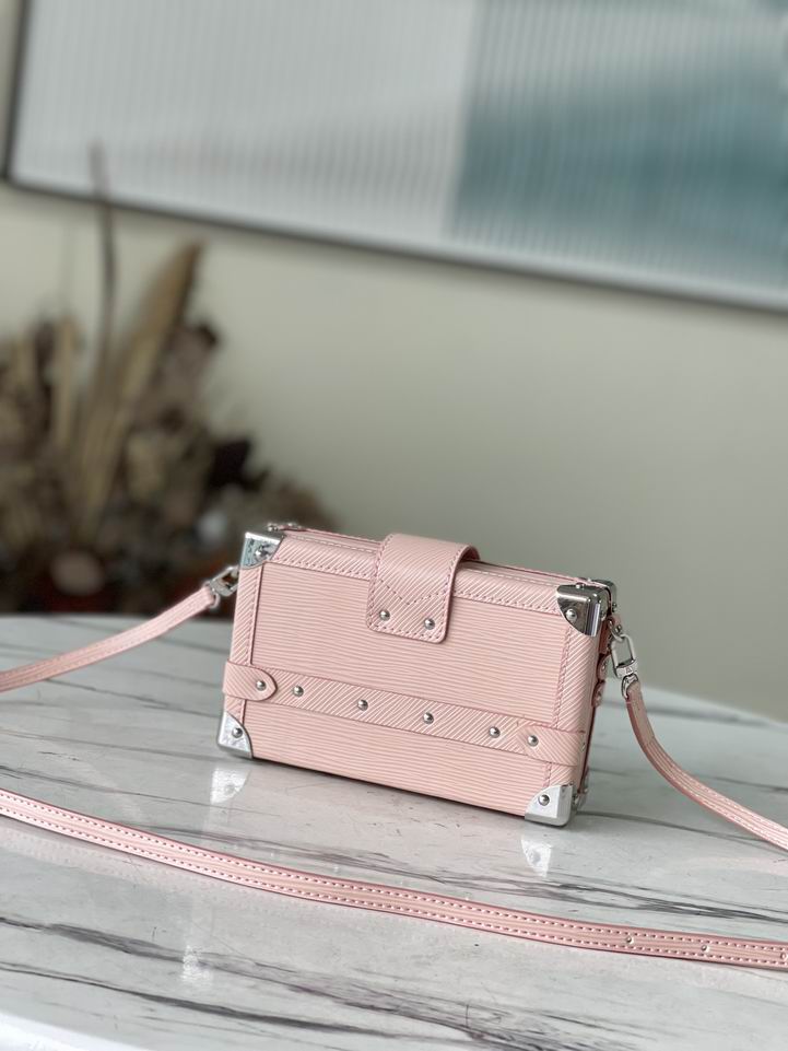 Louis Vuitton Petite Malle Pink Pearlescent Epi Leather – LB107