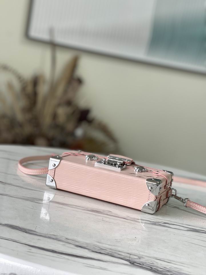 Louis Vuitton Petite Malle Pink Pearlescent Epi Leather – LB107