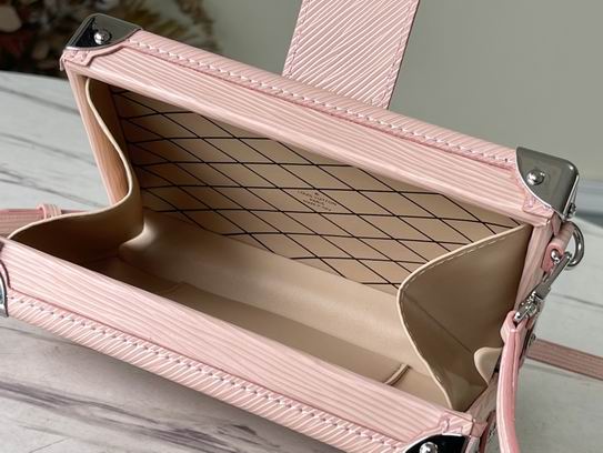 Louis Vuitton Petite Malle Pink Pearlescent Epi Leather – LB107