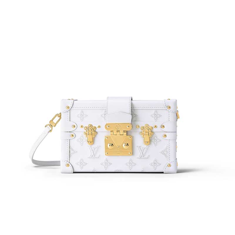 Louis Vuitton Petite Malle White Monogram Calfskin leather – LB100