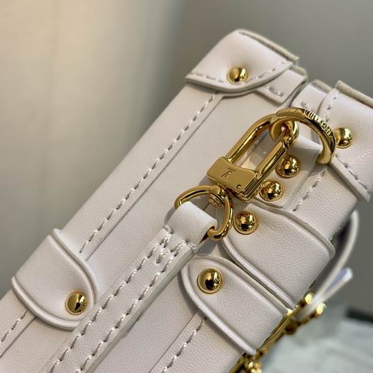 Louis Vuitton Petite Malle White Monogram Calfskin leather – LB100