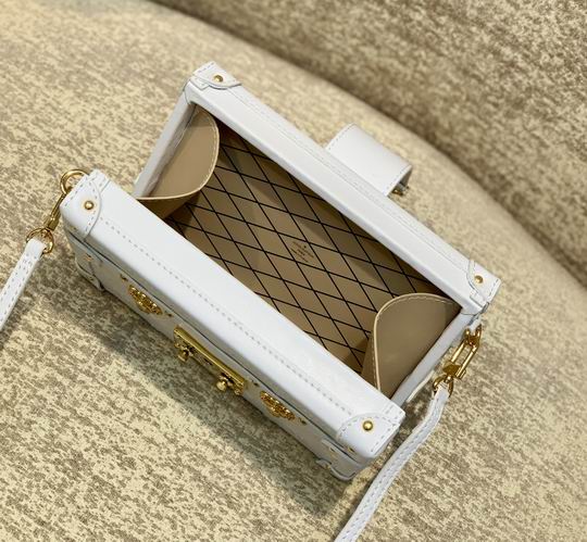 Louis Vuitton Petite Malle White Monogram Calfskin leather – LB100