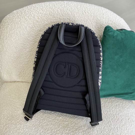 Rider Backpack Beige and Black Dior Oblique Jacquard – DB089